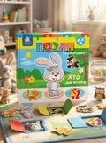 Книжка-пазли з віконцями: ХТО ДЕ ЖИВЕ 2+ — Без автора, обкладинка