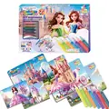 Малюй піском FunGame Принцеси 66583 6 карток, 6 кольорів піску, фото 3