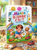 Малюк пізнає світ + англійська. Понад 650 слів — Кулик В., обкладинка