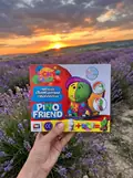 Набір легкого стрибаючого пластиліну Pino Friend Дракончик РОККІ ТМ Moon light clay 70060, фото 2