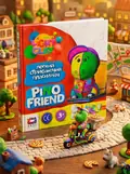 Набір легкого стрибаючого пластиліну Pino Friend Дракончик РОККІ ТМ Moon light clay 70060, обкладинка