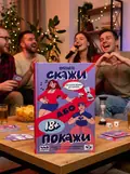 Настільна гра «Скажи або покажи 18+», обкладинка
