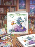 Pop Manga Myths and Monsters Coloring Book — Камілла Д'Ерріко, обкладинка