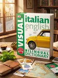 Словник Italian-English Visual Bilingual Dictionary with FREE Audio APP, обкладинка