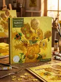 Special Edition Adult Foiled Jigsaw Puzzle Vincent van Gogh: Sunflowers 1000 Pieces, обкладинка