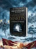 A Song of Ice and Fire Book3: A Storm of Swords: Steel and Snow Pt.1 — Джордж Р. Р. Мартін, обкладинка