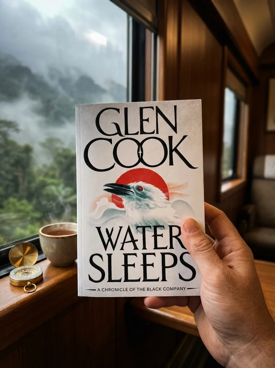 Water Sleeps — Glen Cook, обкладинка
