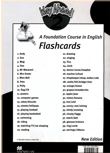 Way Ahead Revised 2 Flashcards