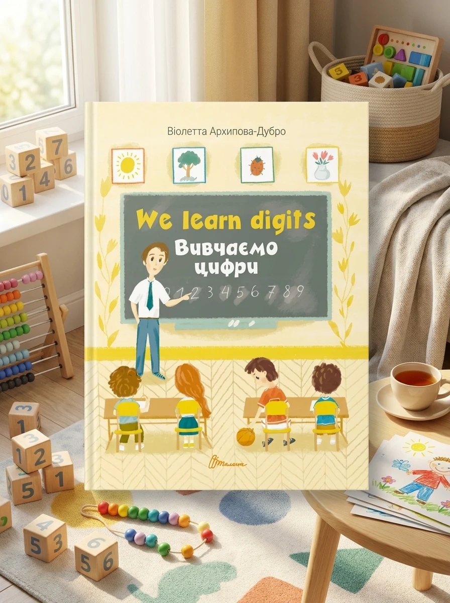 We learn digits. Вивчаємо цифри