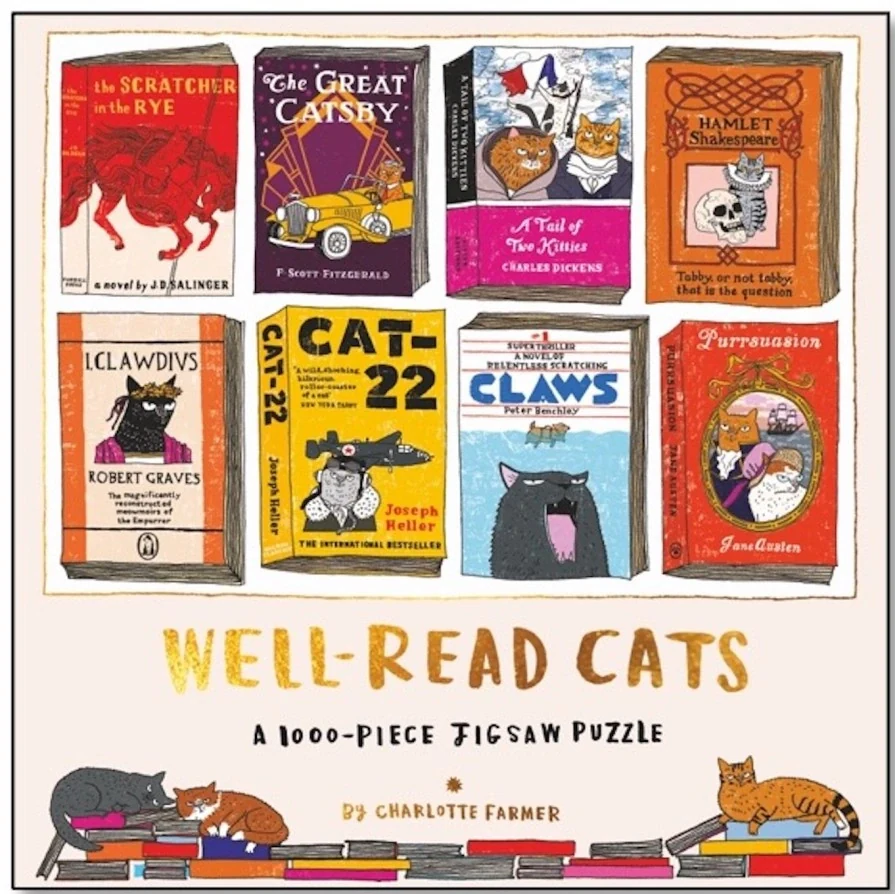 Well-Read Cats. A 1000-piece Jigsaw Puzzle,