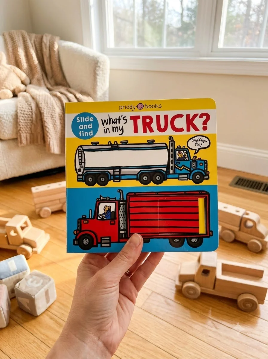 What's in my Truck? (A slide and find book) — Роджер Прідді, обкладинка