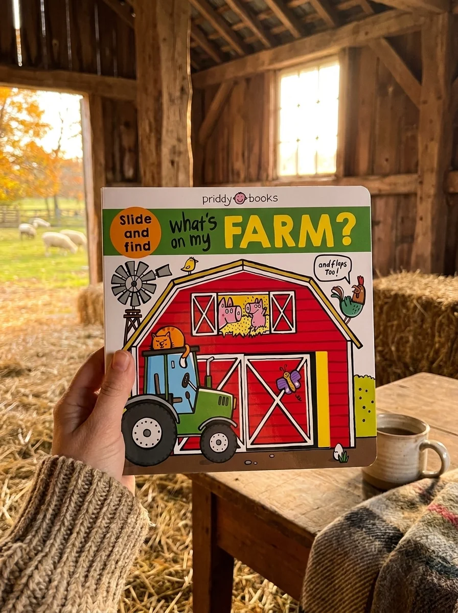 What's on My Farm? (A slide-and-find book with flaps) — Роджер Прідді, обкладинка