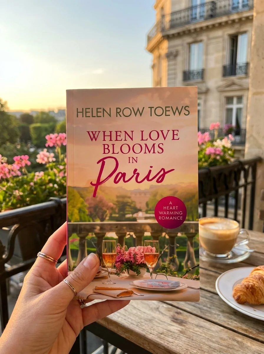 When Love Blooms in Paris — Helen Row Toews, обкладинка
