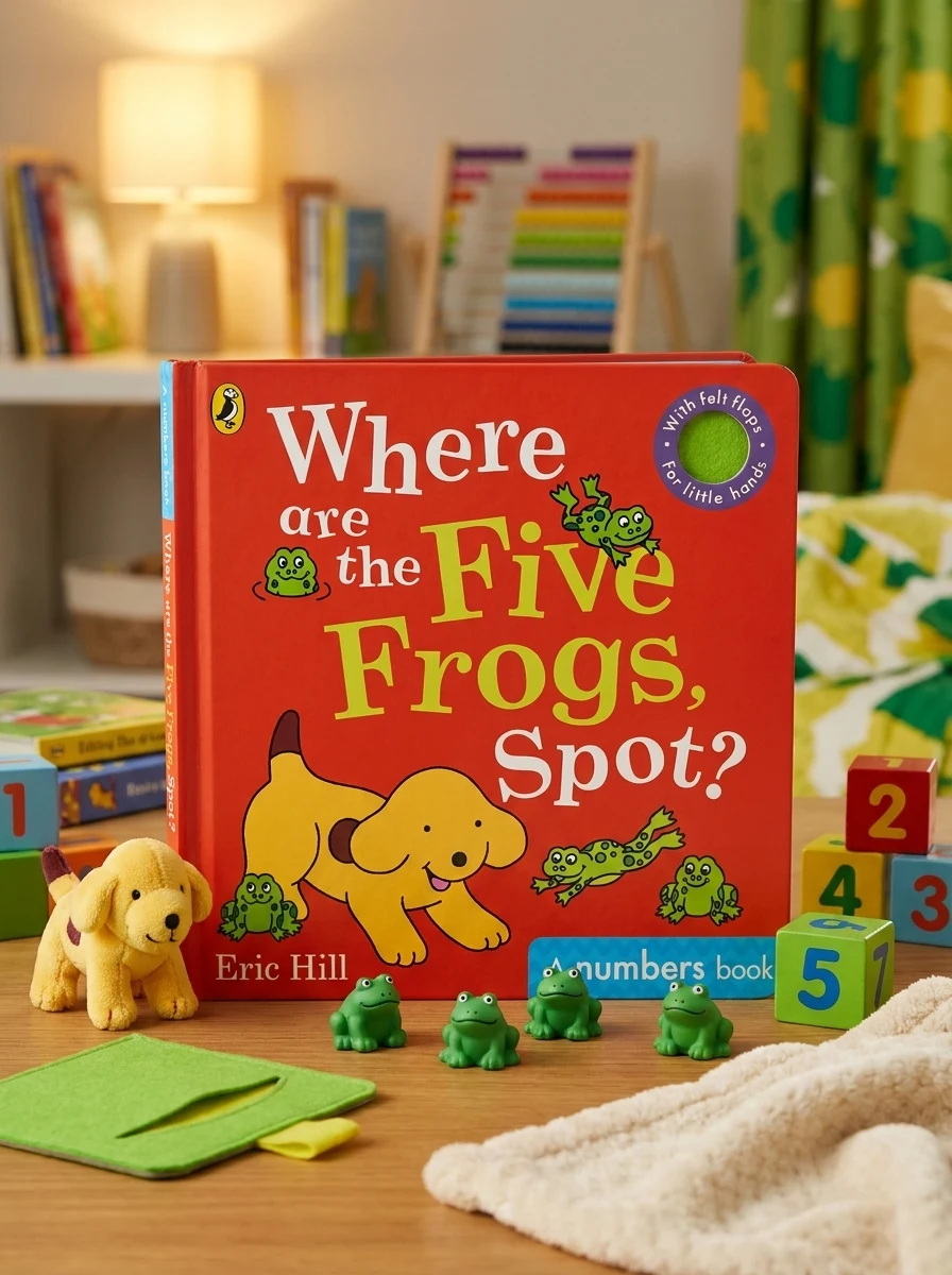 Where are the Five Frogs, Spot? — Дитяча література
