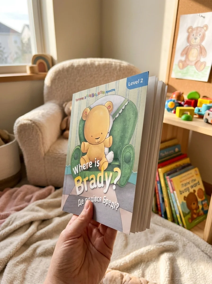 Where is Braddy? Де подівся Бреді? Level 2 — Розвивальні книги