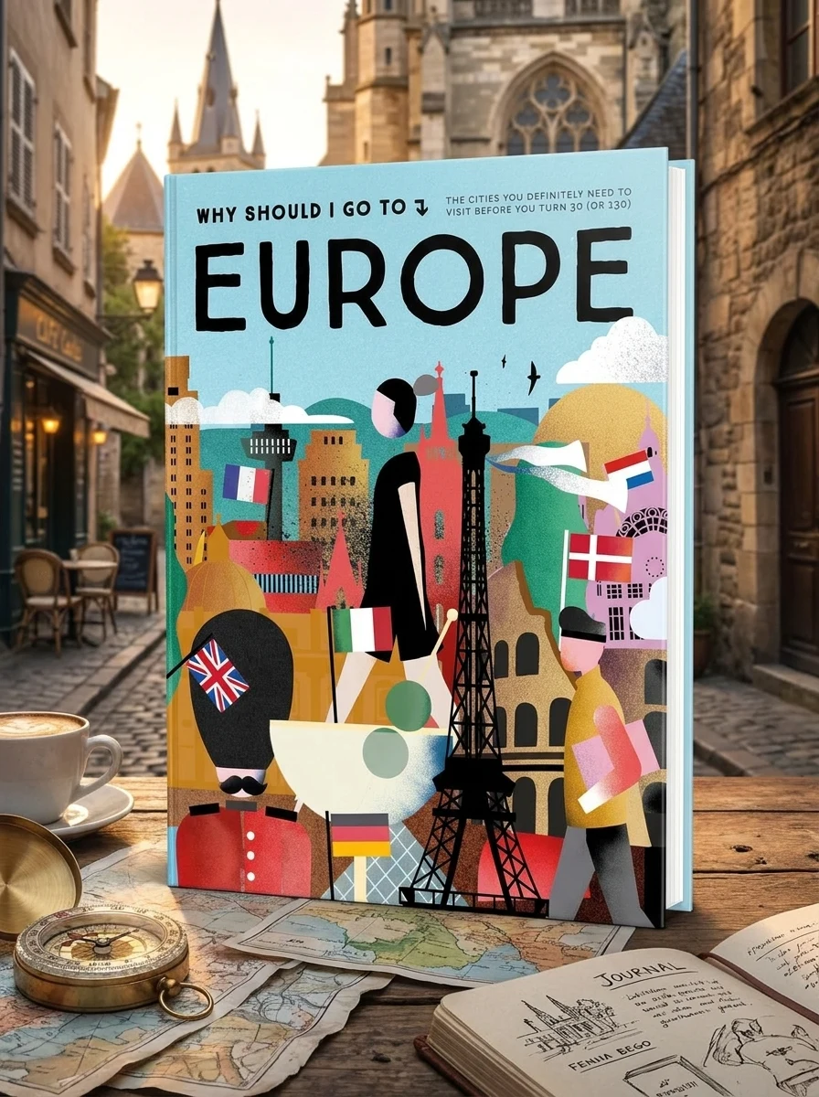 Why Should I Go To Europe. The Cities You Definitely Need to Visit Before You Turn 30 (Or 130) — Фенна Бего, обкладинка