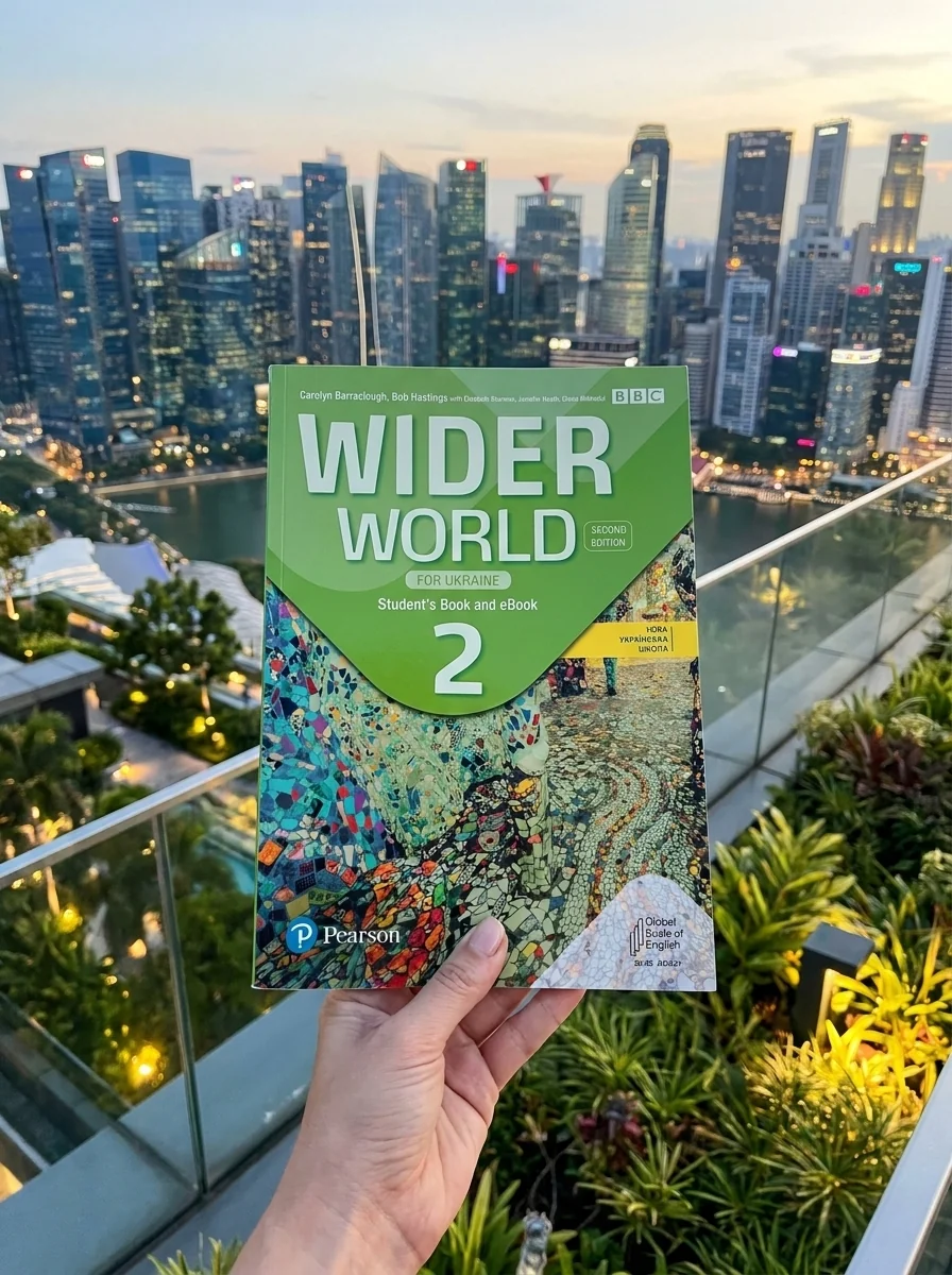 Wider World 2nd Edition for Ukraine 2 Student's Book + eBook — Боб Гастінгс, обкладинка