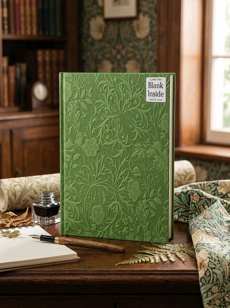 William Morris: Seaweed Artisan Art Blank Notebook — Дім, сім'я, релігія