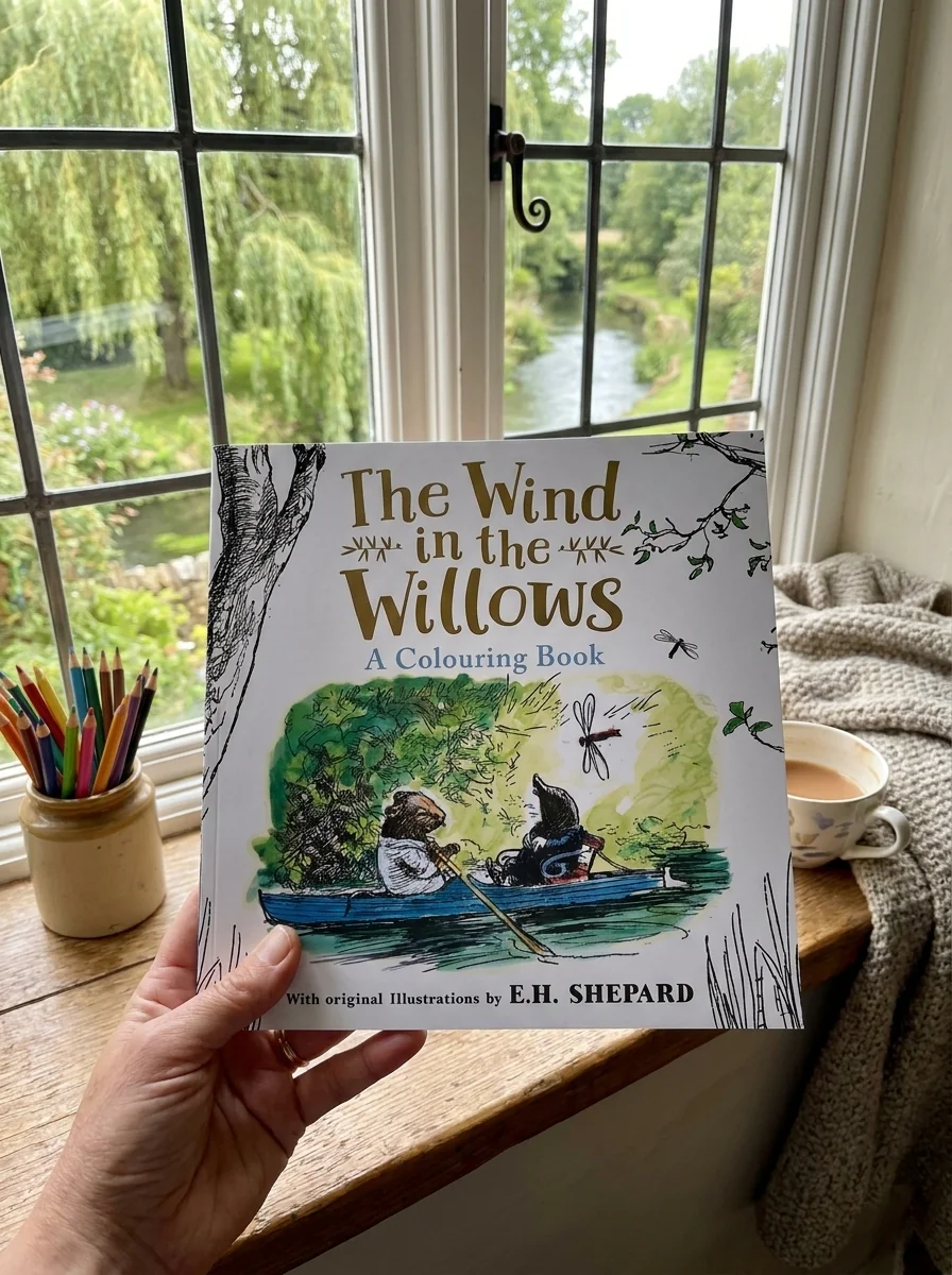 Wind in the Willows Colouring Book — Kenneth Grahame, обкладинка