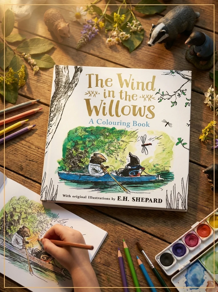 Wind in the Willows Colouring Book — Kenneth Grahame, фото 2