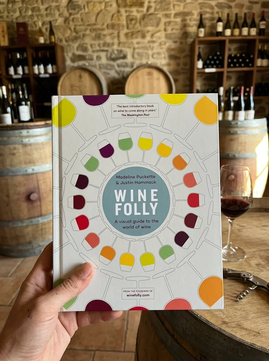 Wine Folly. A Visual Guide to the World of Wine — Джастін Геммек, обкладинка