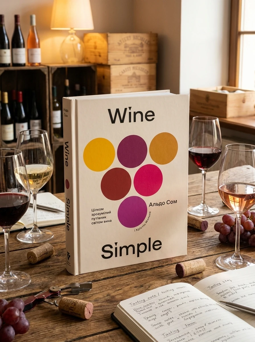 Wine Simple. Про вино від сомельє світового класу — Сом Альдо, обкладинка