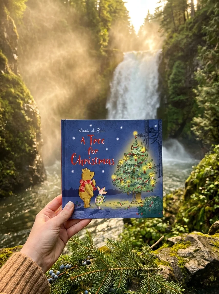 Winnie-the-Pooh. A Tree for Christmas. Picture Book — Алан Александр Мілн, обкладинка
