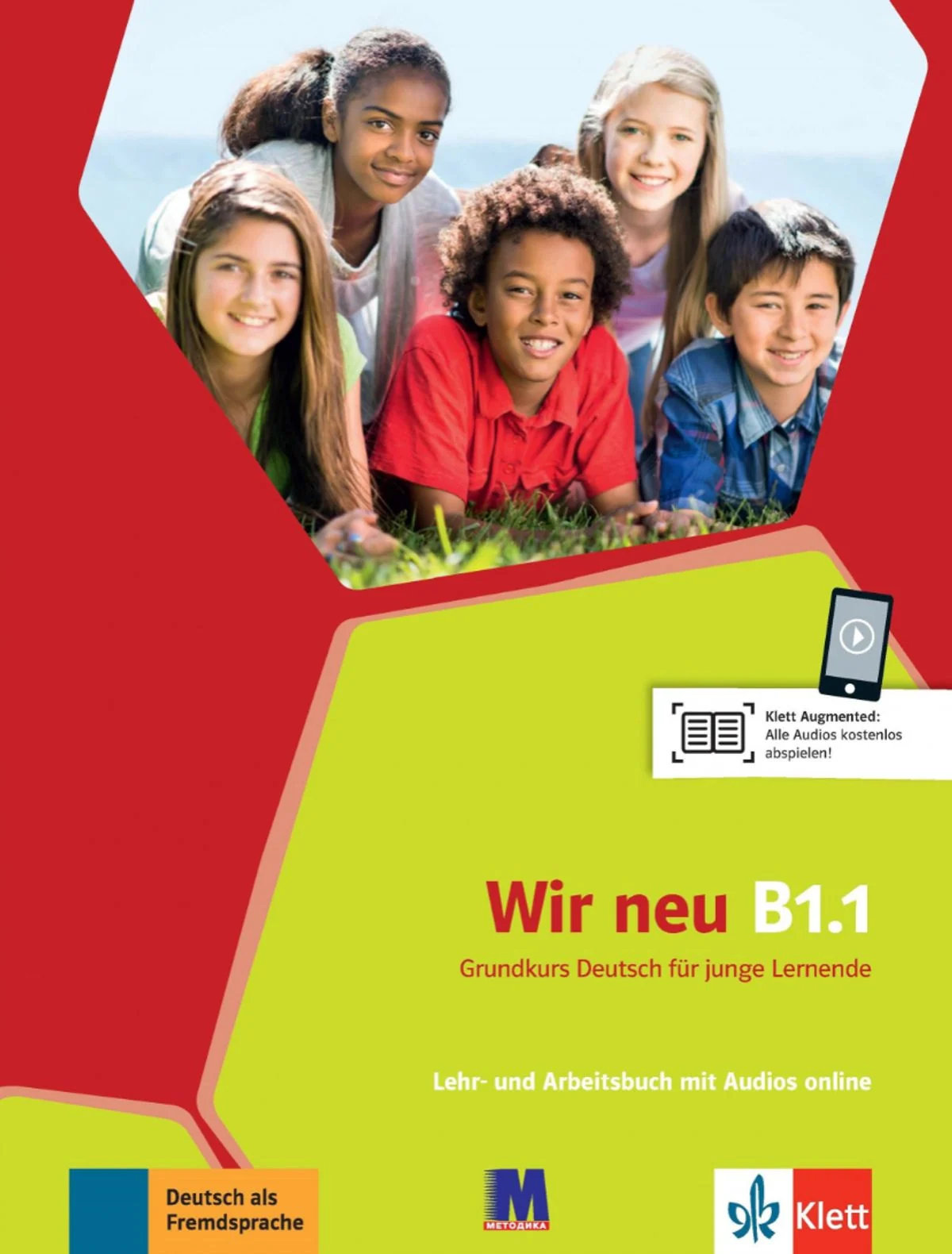 Wir neu B1.1. Підручник та робочий зошит. - Курс для вивчення німецької мови для молоді