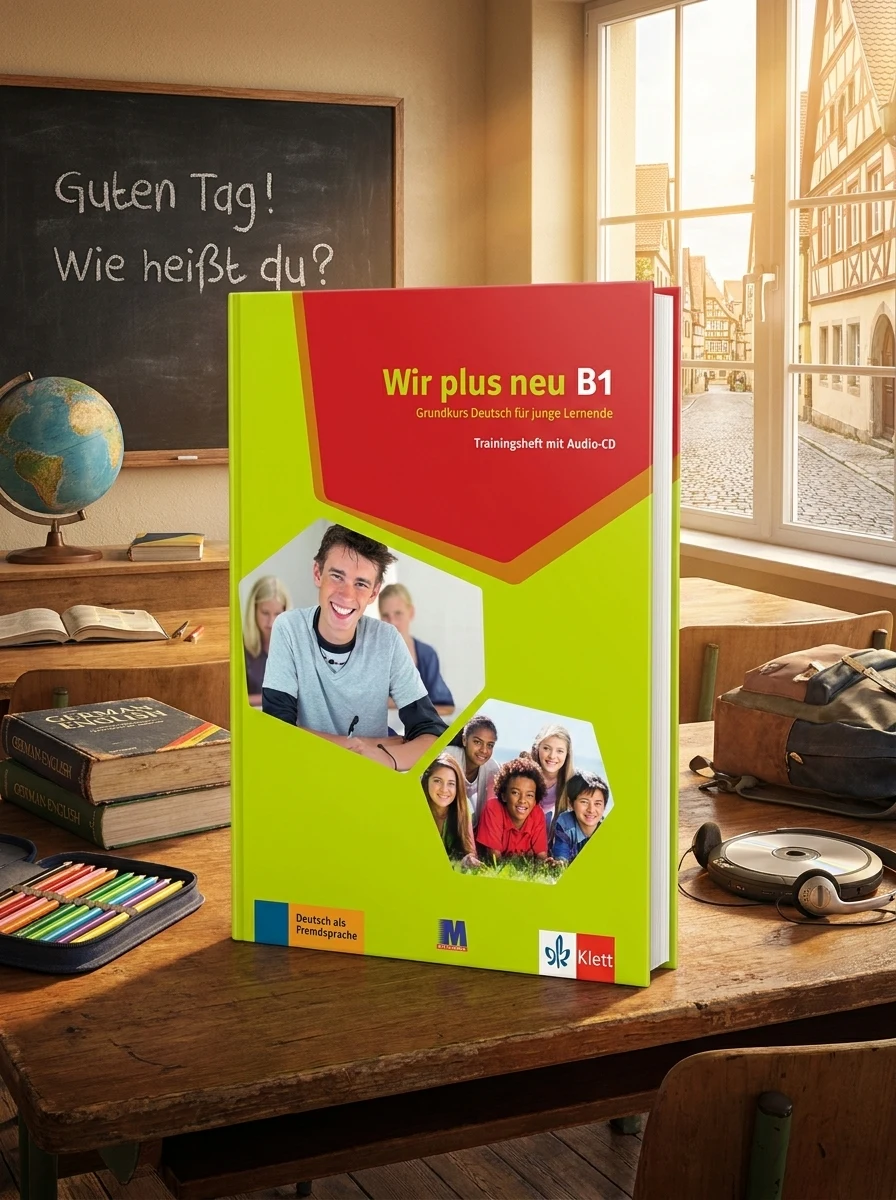 Wir plus neu В1. Зошит для тестів + audio-CD. - Курс вивчення німецької мови для молоді — Книги