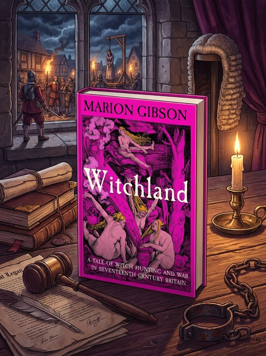 Witchland: A Tale of Witch Hunting and War in Seventeenth-Century Britain — Маріон Гібсон, обкладинка