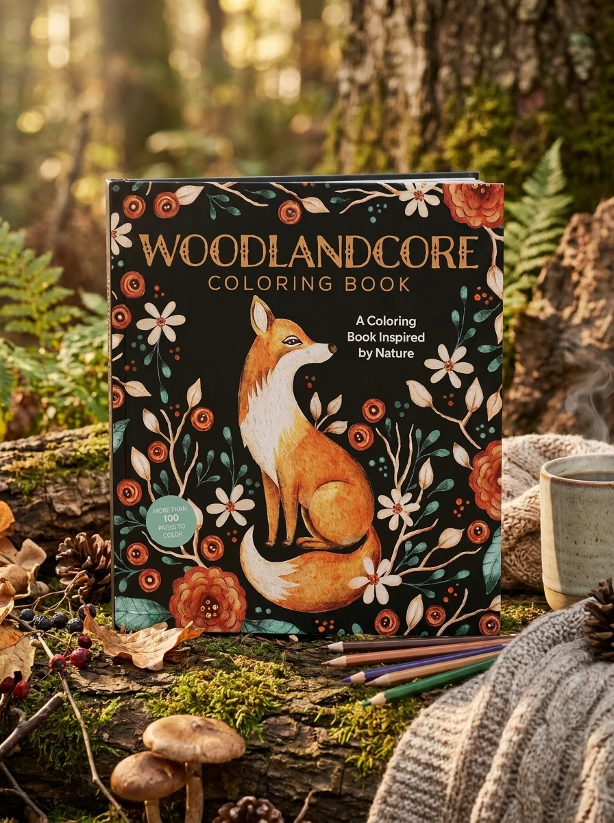 Woodlandcore Coloring Book — Дім, сім'я, релігія