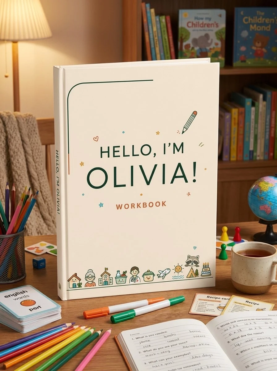 Workbook. Hello, I’m Olivia! (A1) — Олеся Повшедна, обкладинка