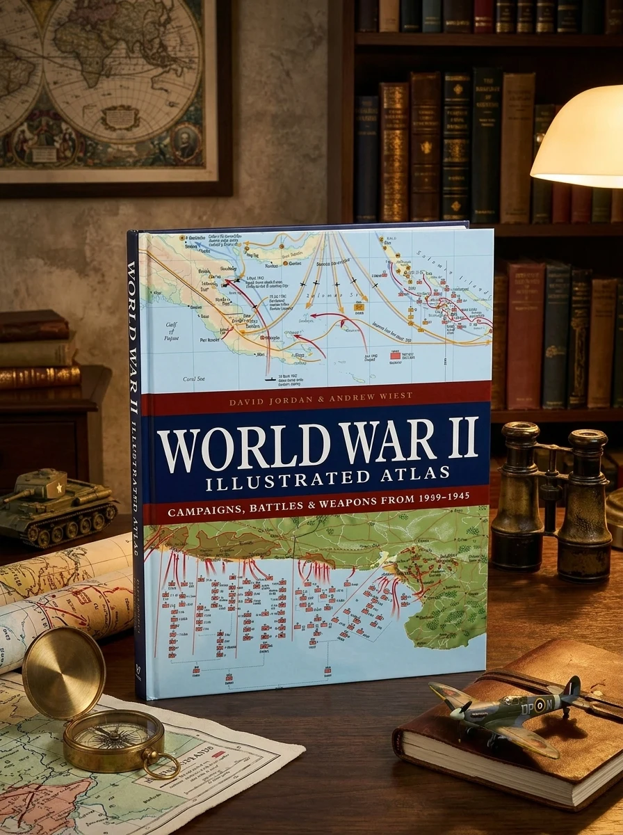 World War II Illustrated Atlas. Campaigns, Battles & Weapons from 1939-1945 — Історія та публіцистика