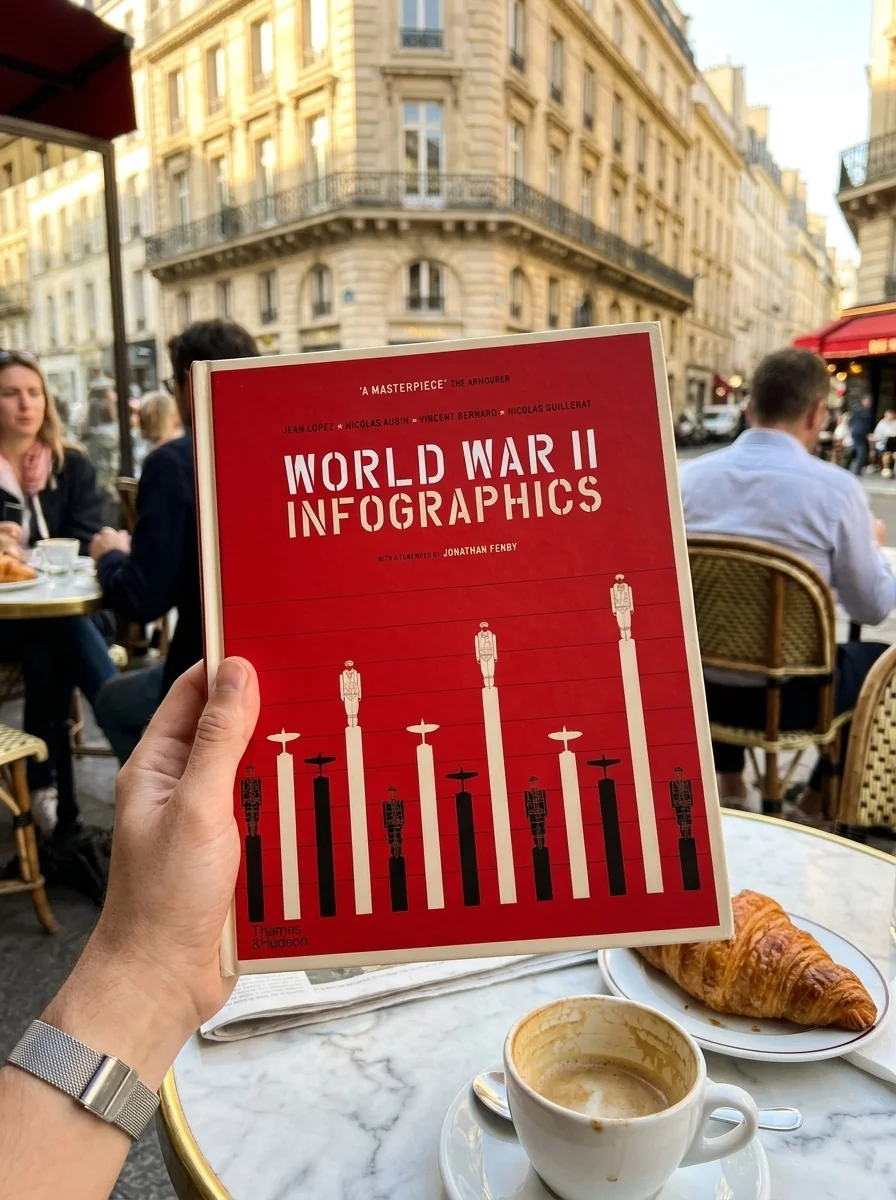 World War II: Infographics — Джонатан Фенбі, обкладинка