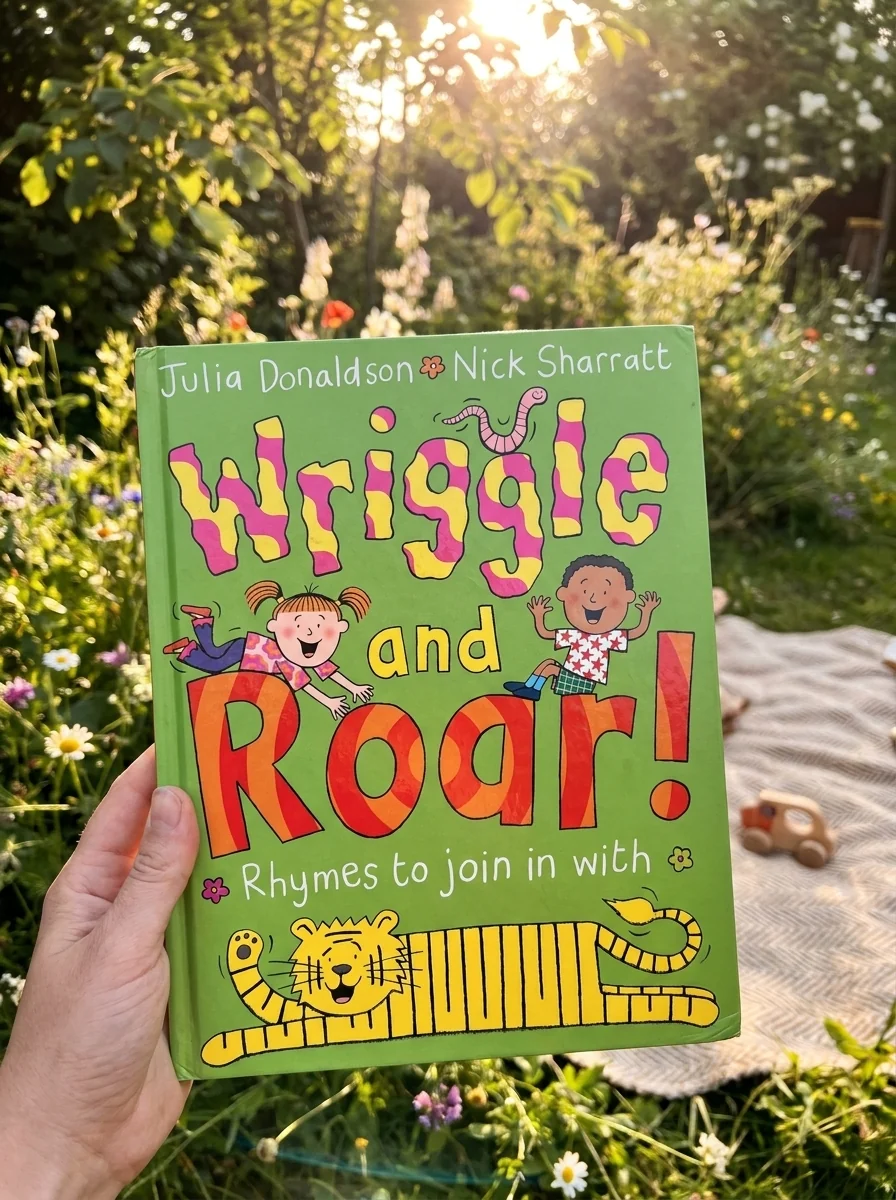 Wriggle and Roar — Джулія Дональдсон, обкладинка