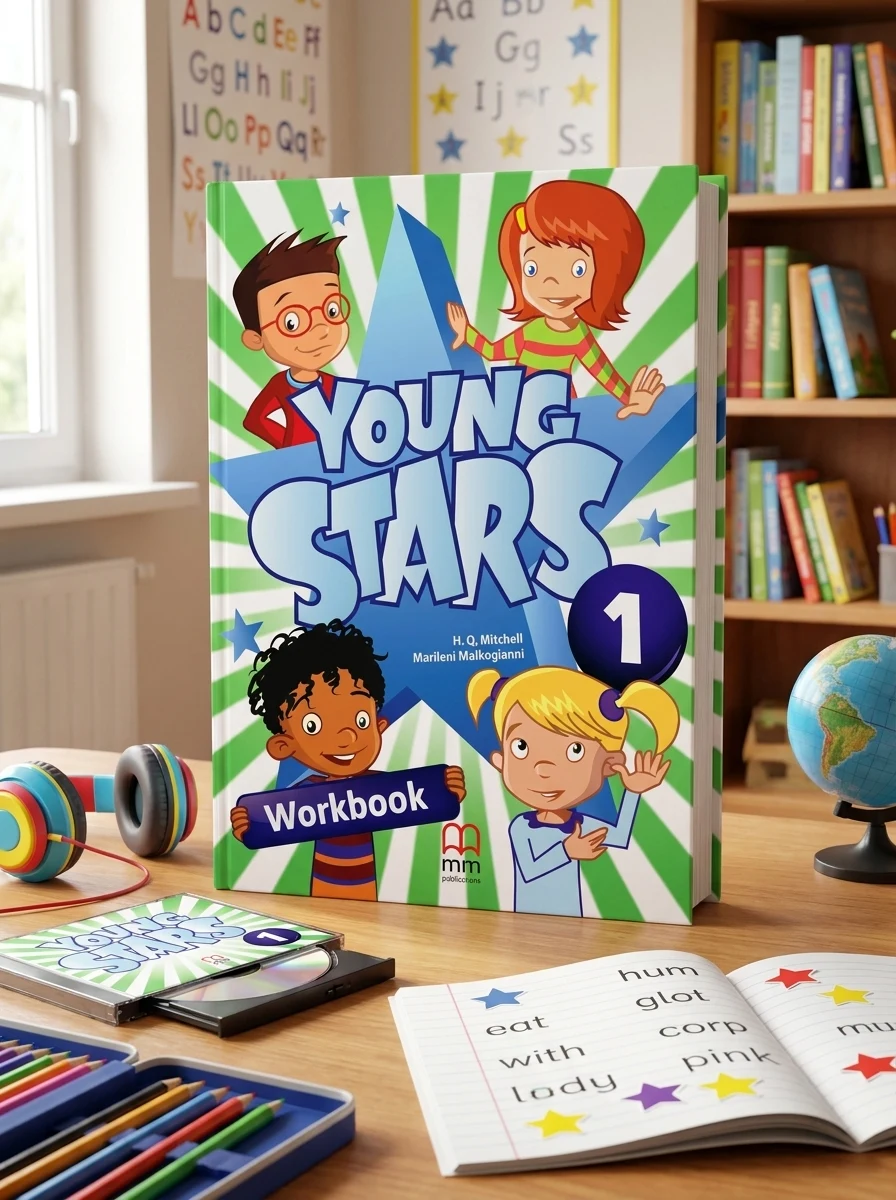 Young Stars 1 Workbook with CD, фото 2