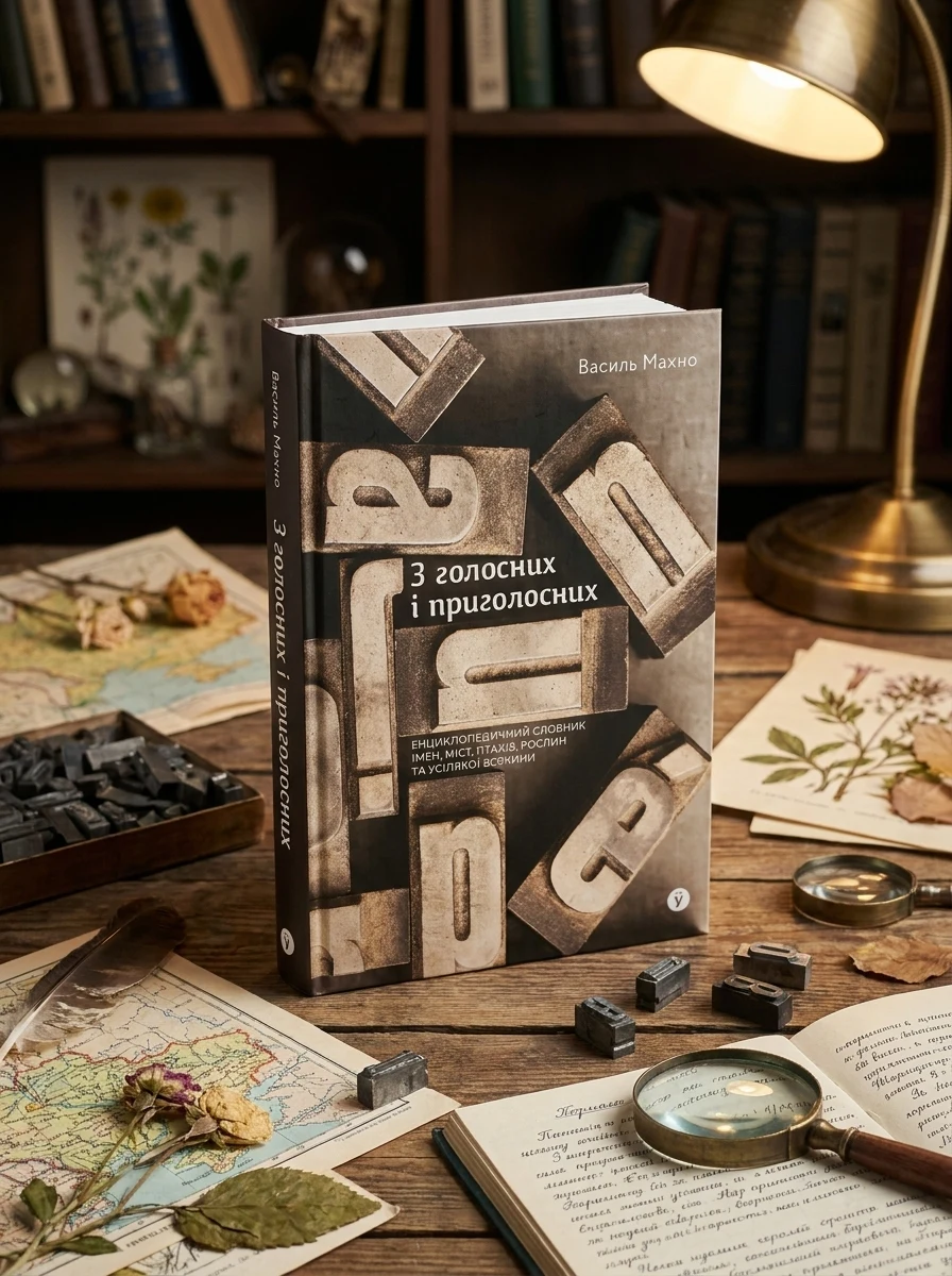 З голосних і приголосних. Енциклопедичний словник імен, міст, птахів, рослин... — Наука та психологія