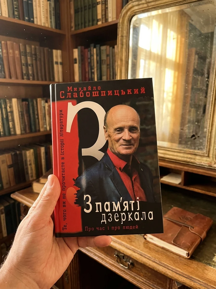 З пам'яті дзеркала — Михайло Слабошпицький, обкладинка