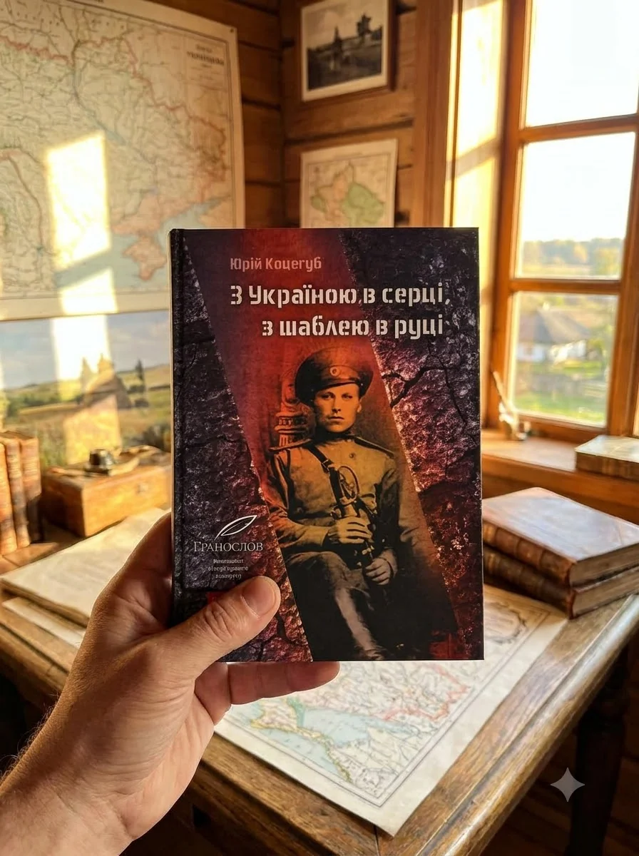 З Україною в серці, з шаблею в руці — Юрій Коцегуб, обкладинка