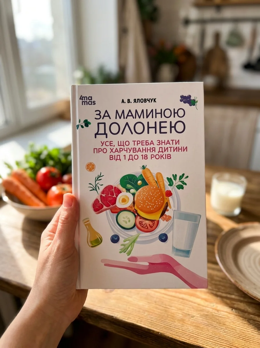 За маминою долонею. Усе, що треба знати про харчування дитини від 1 до 18 років — Дім, сім'я, релігія
