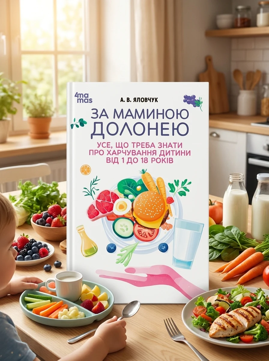 За маминою долонею. Усе, що треба знати про харчування дитини від 1 до 18 років — фото 2