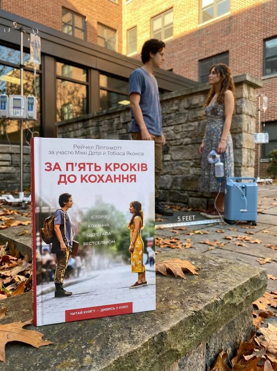 За п’ять кроків до кохання — Художня література