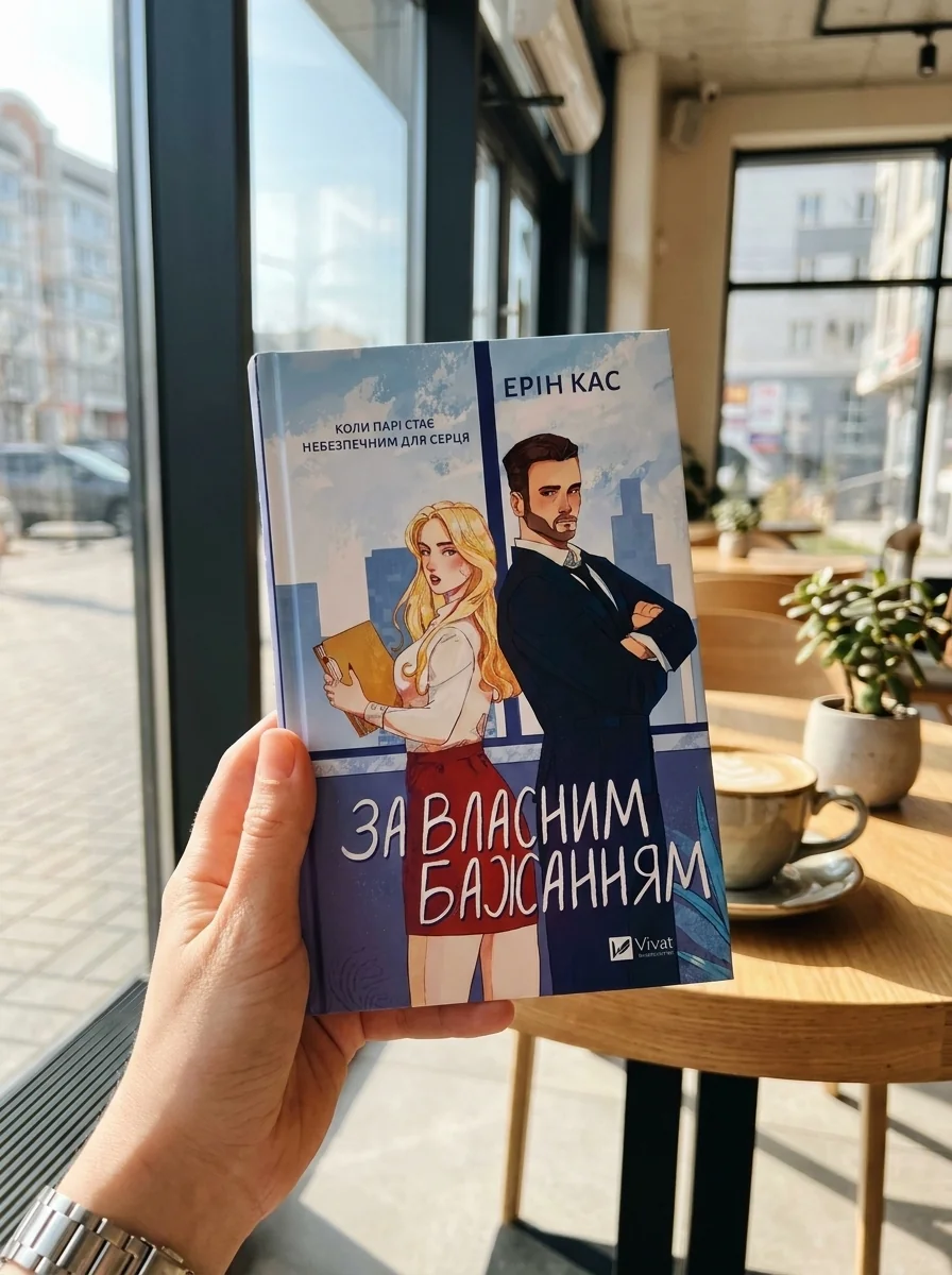 За власним бажанням — Ерін Кас, обкладинка