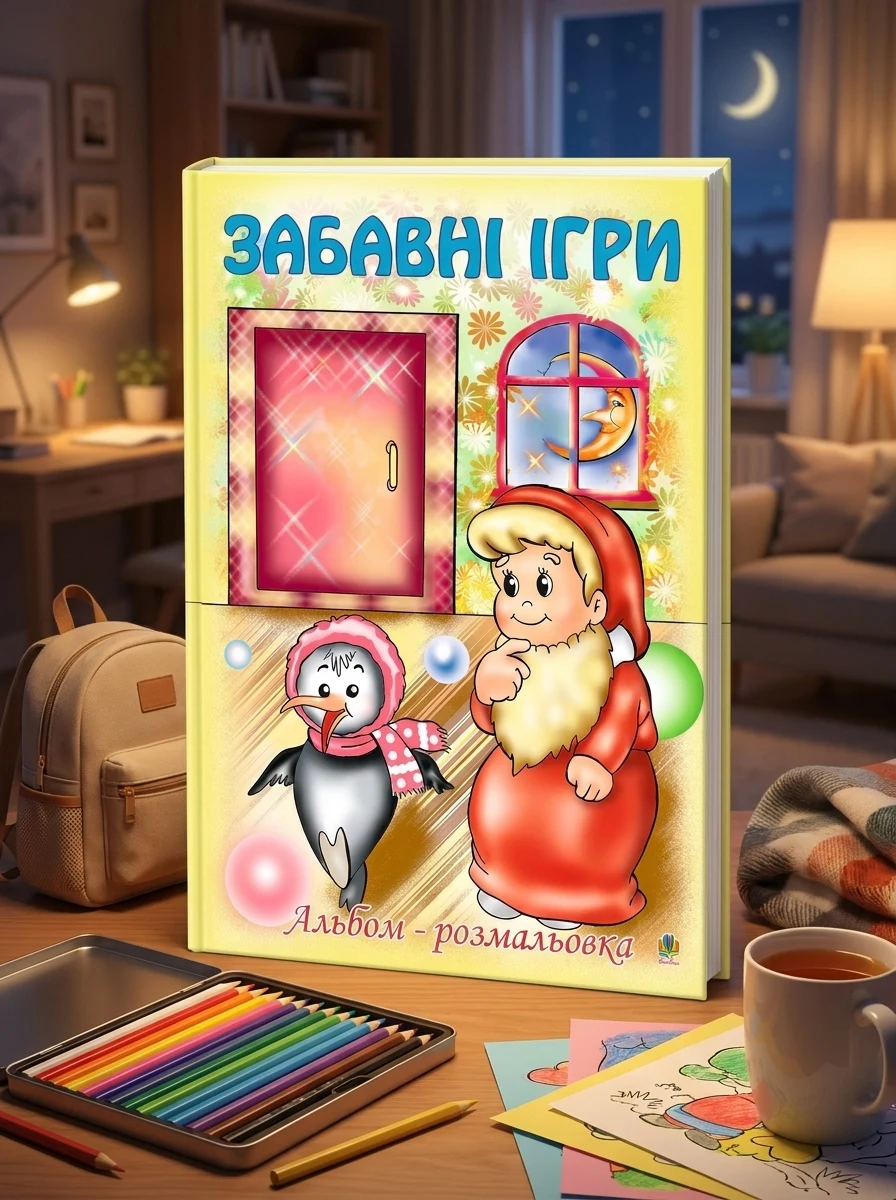 Забавні ігри. Альбом-розмальовка — фото 2