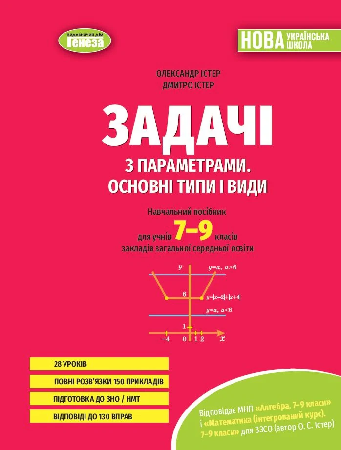 Задачі з параметрами. Основні типи і види. Посібник для учнів 7-9 класів