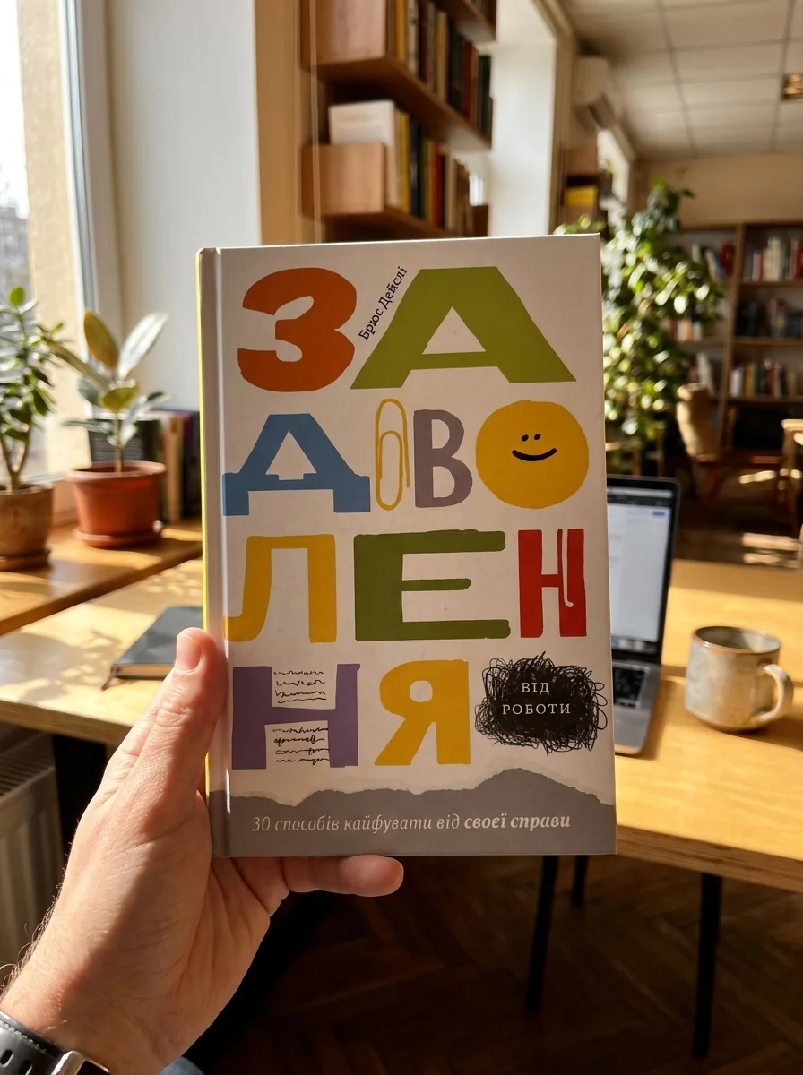Задоволення від роботи: 30 способів кайфувати від своєї справи — Брюс Дейслі, обкладинка