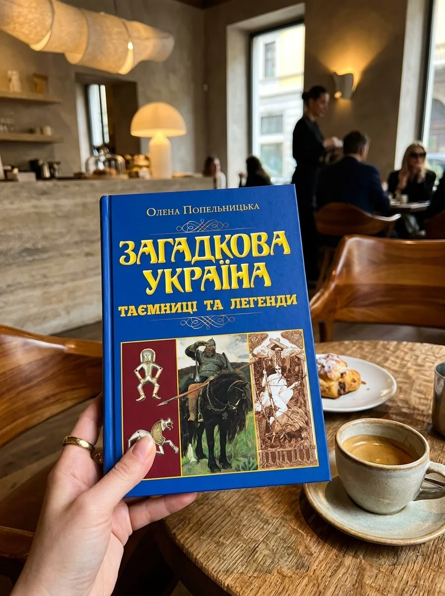 Загадкова Україна. Таємниці та легенди — Олена Попельницька, обкладинка