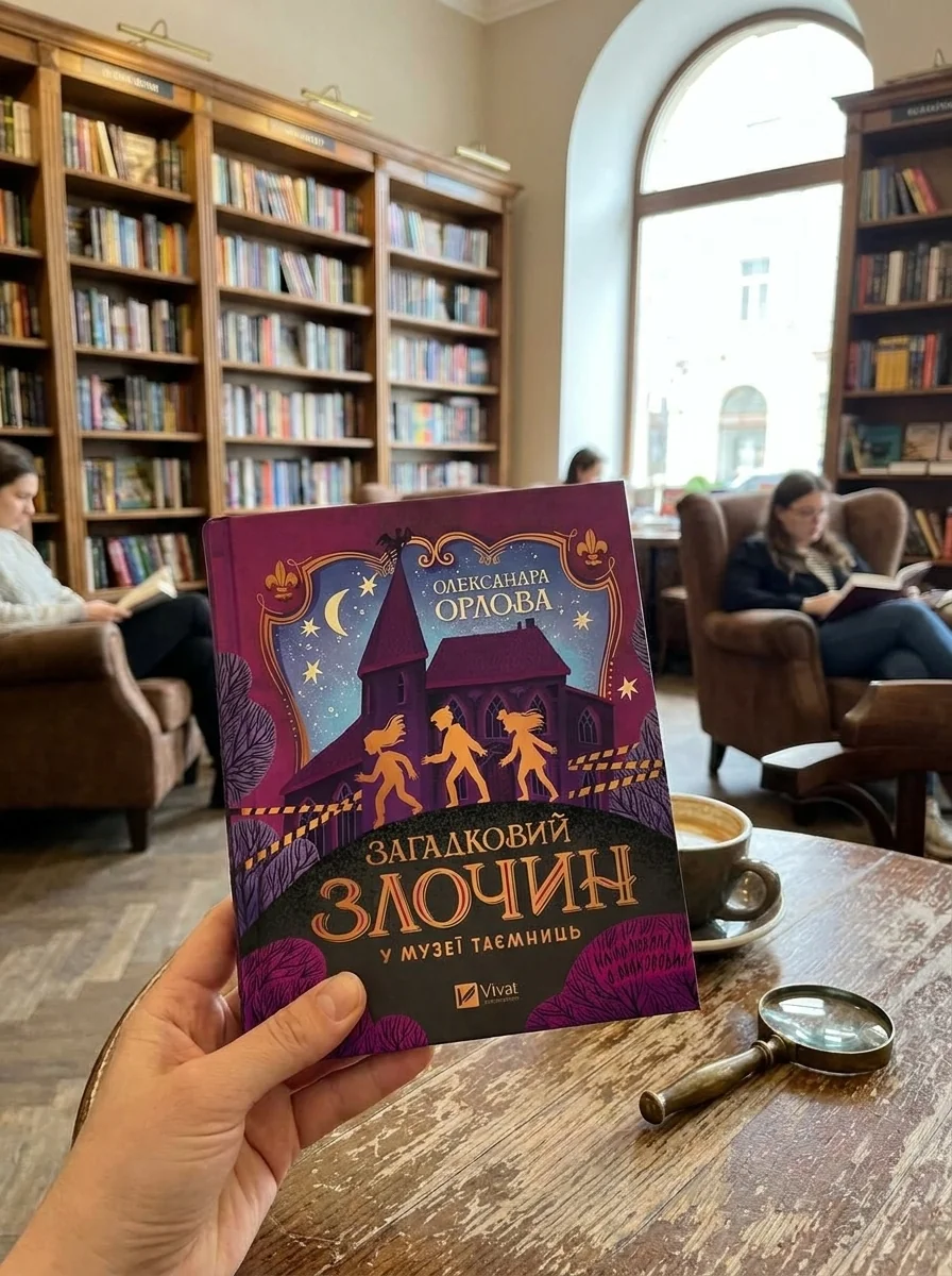 Загадковий злочин у музеї таємниць — Дитяча література іноземними мовами