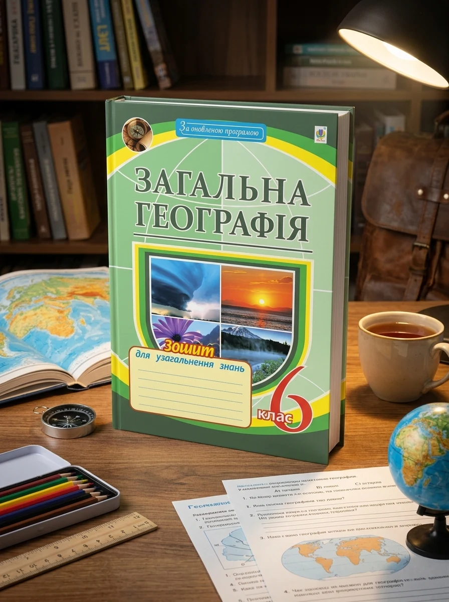 Загальна географія. 6 клас. Зошит для узагальнення знань — Дитяча література