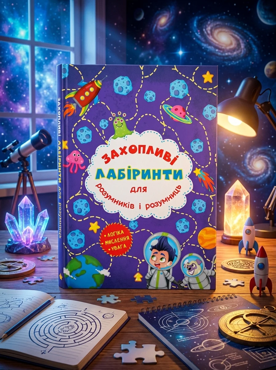 Захопливі лабіринти для розумників і розумниць. Космос — Наука та психологія